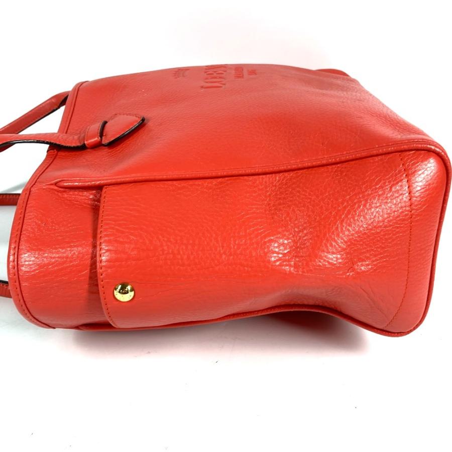 LOEWE ロエベ ロゴ ヘリテージ カバン 肩掛け トートバッグ  ショルダーバッグ オレンジレッド系 ユニセックス【中古】 | LOEWE | 02