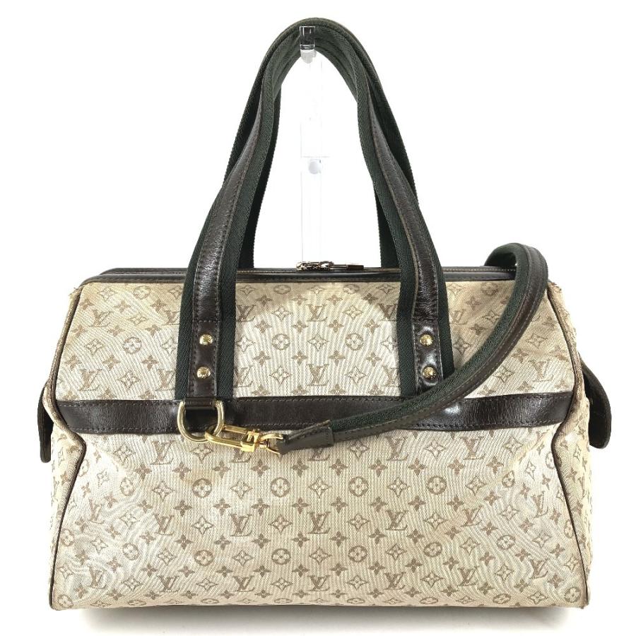 LOUIS VUITTON ルイヴィトン M93210 ジョセフィーヌGM  ミニボストンバッグ モノグラムミニ ハンドバッグ カーキ 【中古】 | LOUIS VUITTON | 01