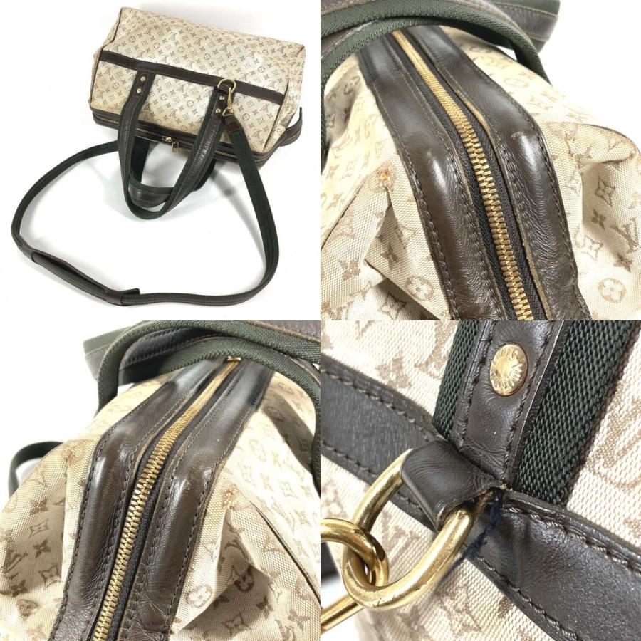 LOUIS VUITTON ルイヴィトン M93210 ジョセフィーヌGM  ミニボストンバッグ モノグラムミニ ハンドバッグ カーキ 【中古】 | LOUIS VUITTON | 07