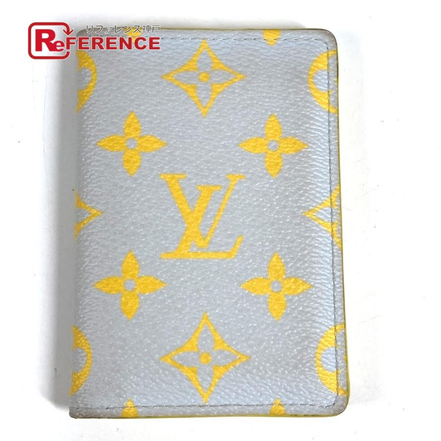 LOUIS VUITTON ルイヴィトン M14769 オーガナイザードゥポッシュ 2つ折り パスケース 名刺入れ モノグラム カードケース グレー 【中古】 | LOUIS VUITTON