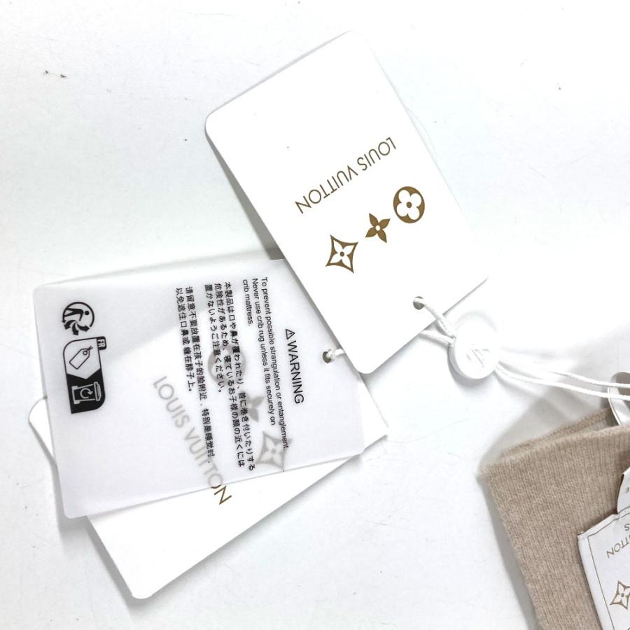 美品 LOUIS VUITTON ルイヴィトン GI0742 ベビー BABY ベビー 毛布 ダミエチェッカー モノグラム ブランケット デューン ベージュ【中古】 | LOUIS VUITTON | 06