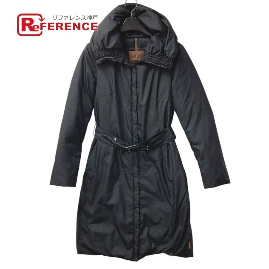 MONCLER モンクレール ロゴ ベルト付き ロング アパレル 長袖 アパレル アウター クラス1 CLASSE 1 ダウンコート レディース【中古】 | MONCLER