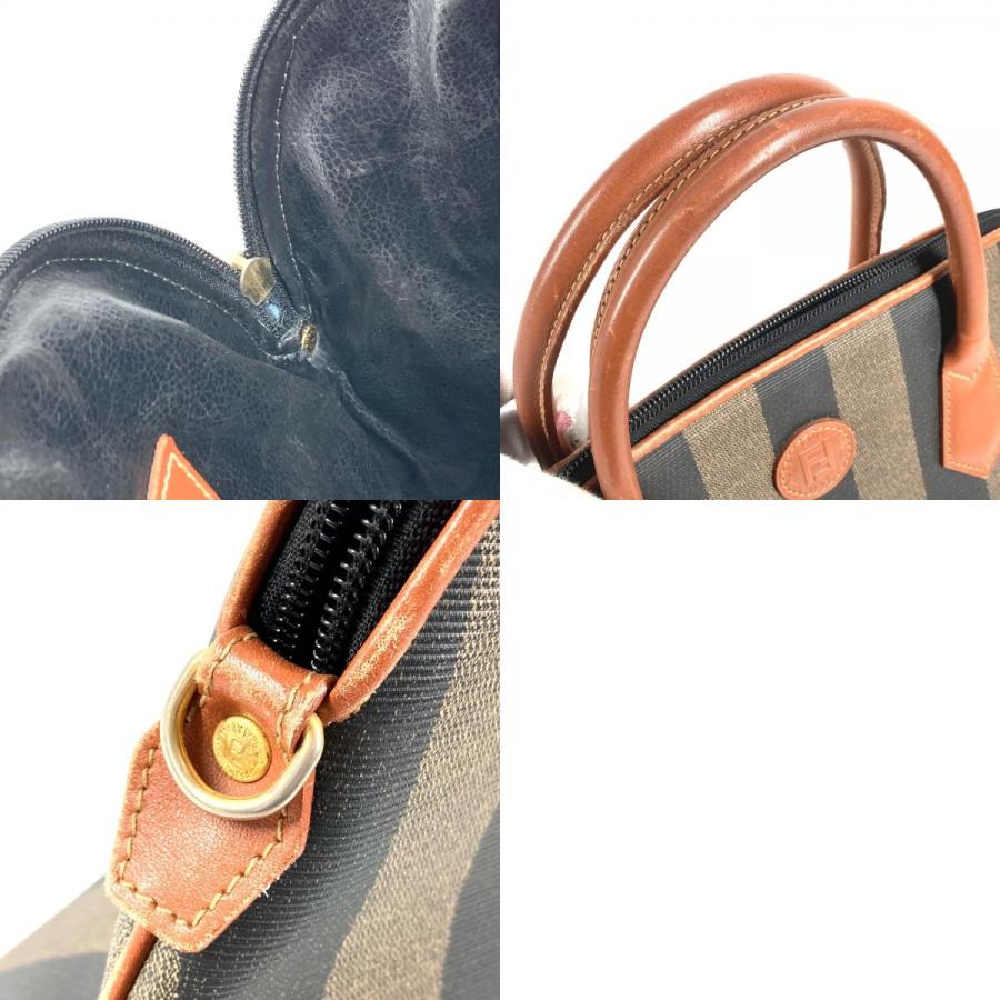 FENDI フェンディ ペカン ロゴ カバン ハンドバッグ ヴィンテージ トートバッグ カーキ レディース【中古】 | FENDI | 09