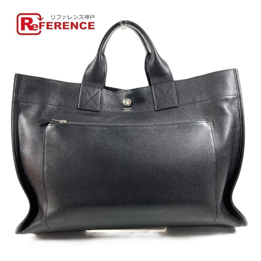 HERMES エルメス サックベルラン40 サックベルラン 40  カバン ハンドバッグ トートバッグ ブラック ユニセックス【中古】 | HERMES