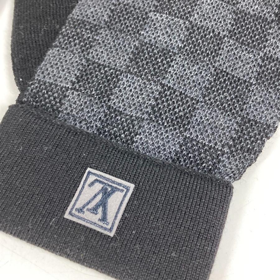 美品 LOUIS VUITTON ルイヴィトン M70006 ゴン プティ ダミエ　グローブ ダミエグラフィット 手袋 ブラック メンズ【中古】 | LOUIS VUITTON | 02