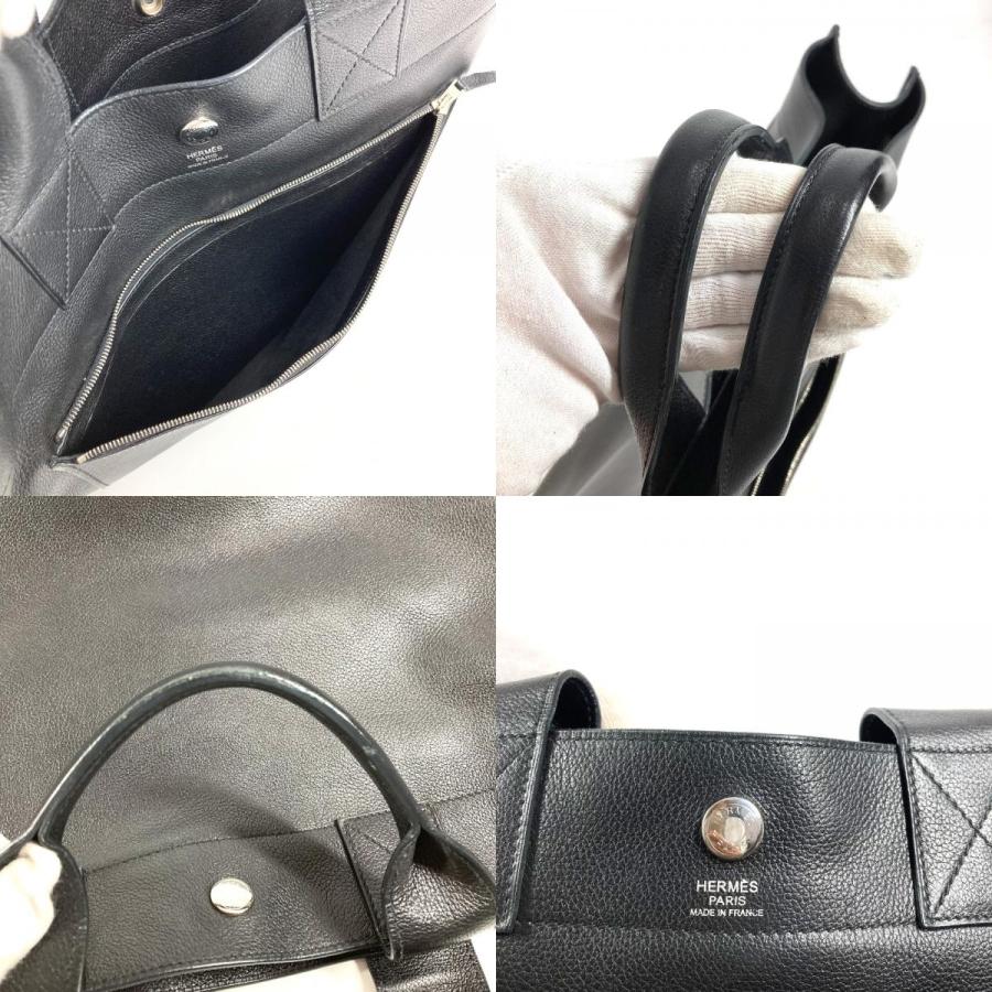 HERMES エルメス サックベルラン40 サックベルラン 40  カバン ハンドバッグ トートバッグ ブラック ユニセックス【中古】 | HERMES | 09