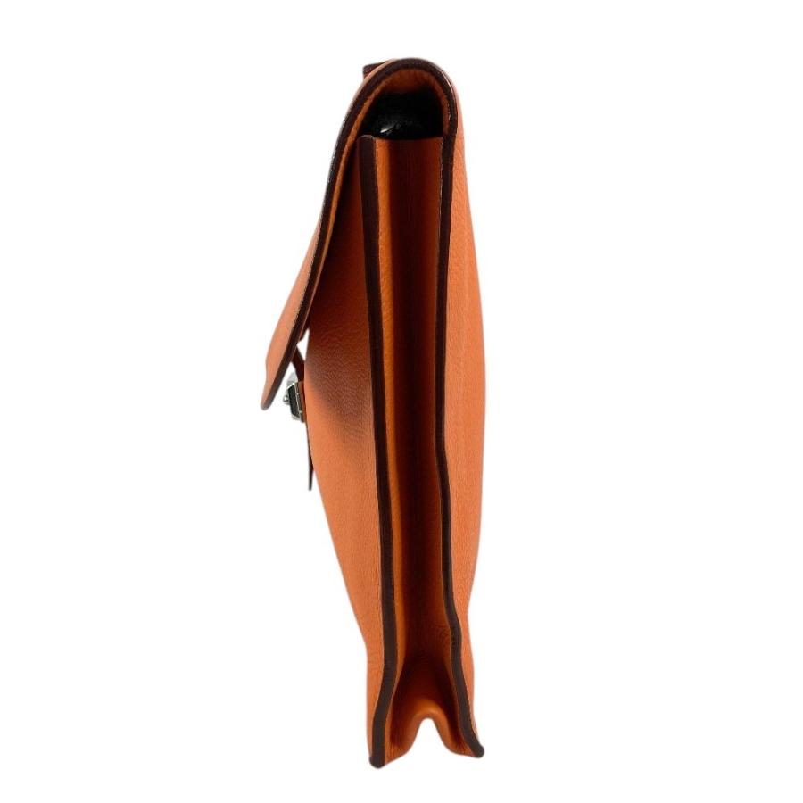 HERMES エルメス サックアデペッシュ41 サックアデペッシュ 41  トートバッグ ハンドバッグ ビジネスバッグ オレンジ メンズ【中古】 | HERMES | 01