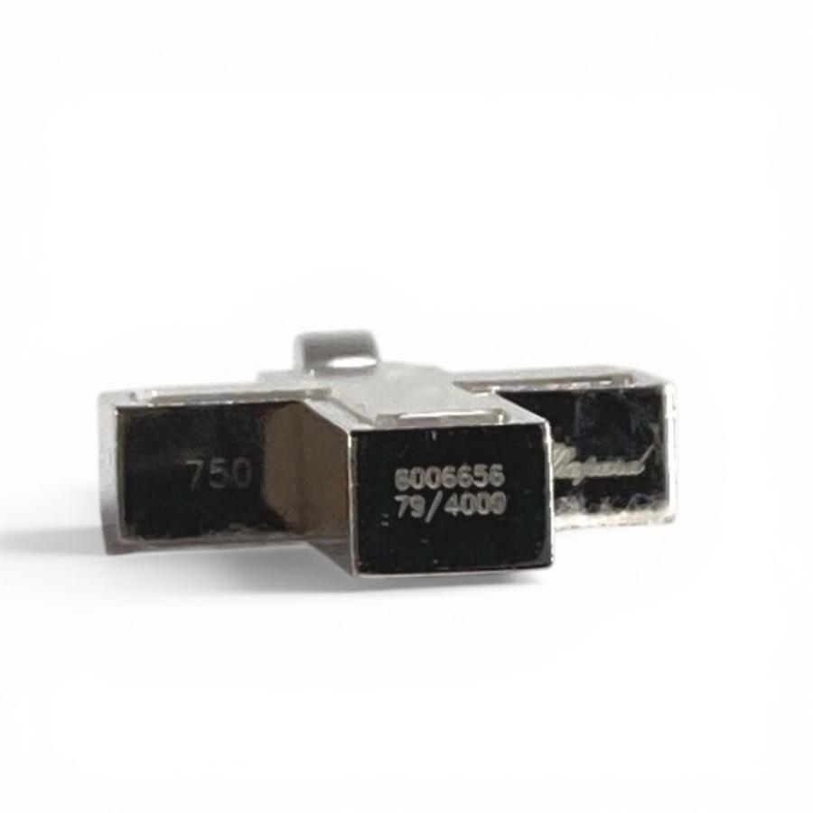 Chopard ショパール ハッピーダイヤモンド クロス ネックレス ジュエリー アクセサリー K18 ペンダントトップ シルバー 【中古】 | Chopard | 03