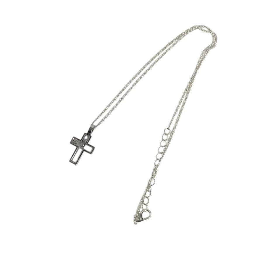 Chopard ショパール ハッピーダイヤモンド クロス ネックレス ジュエリー アクセサリー K18 ペンダントトップ シルバー 【中古】 | Chopard | 06