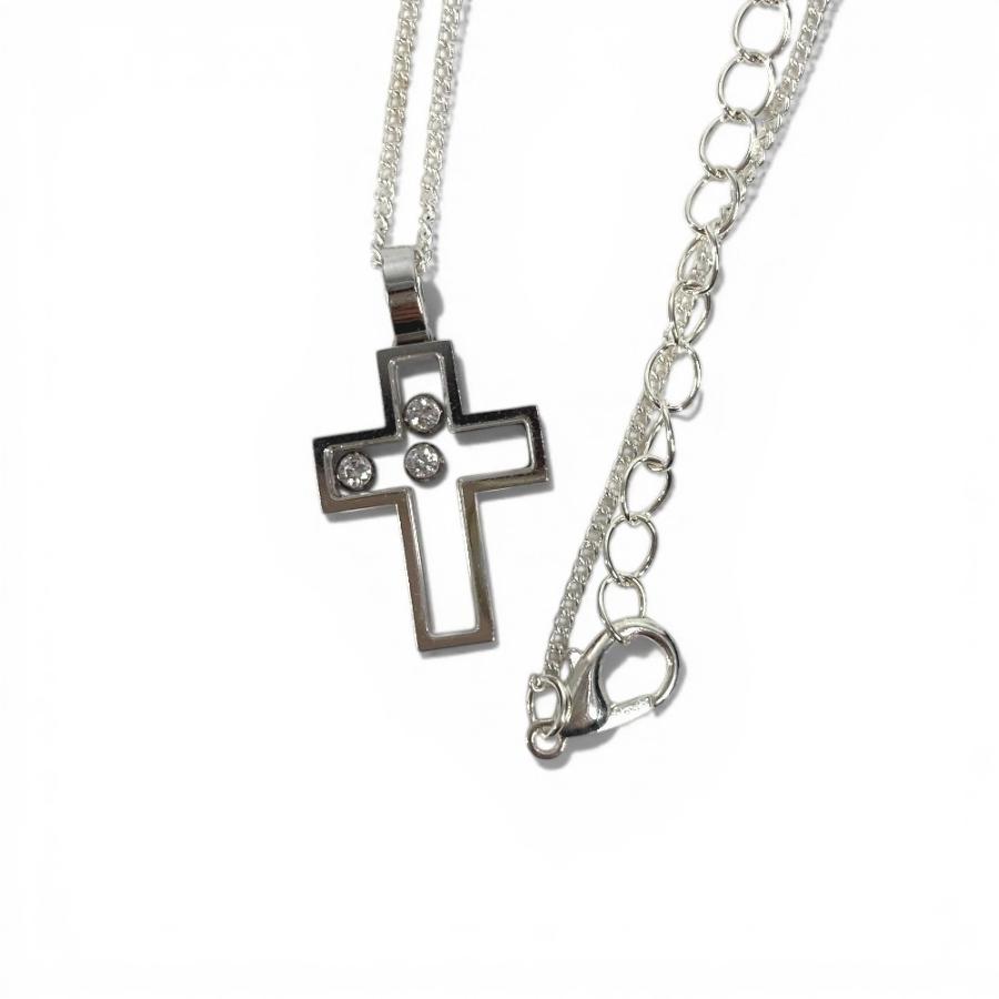 Chopard ショパール ハッピーダイヤモンド クロス ネックレス ジュエリー アクセサリー K18 ペンダントトップ シルバー 【中古】 | Chopard | 07