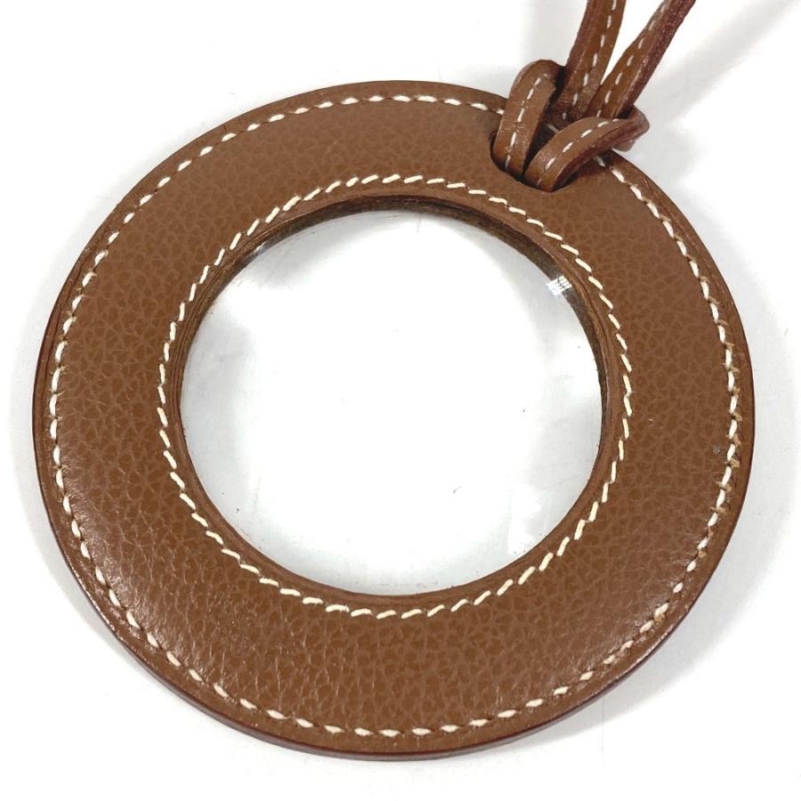 HERMES エルメス ルーペ ネックレス アクセサリー 紐 ネックレス ブラウン ユニセックス【中古】 | HERMES | 02