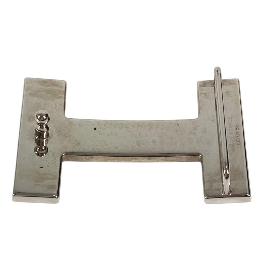 HERMES エルメス Hベルト ロゴ バックルのみ バックル ベルト バックル シルバー ユニセックス【中古】 | HERMES | 01