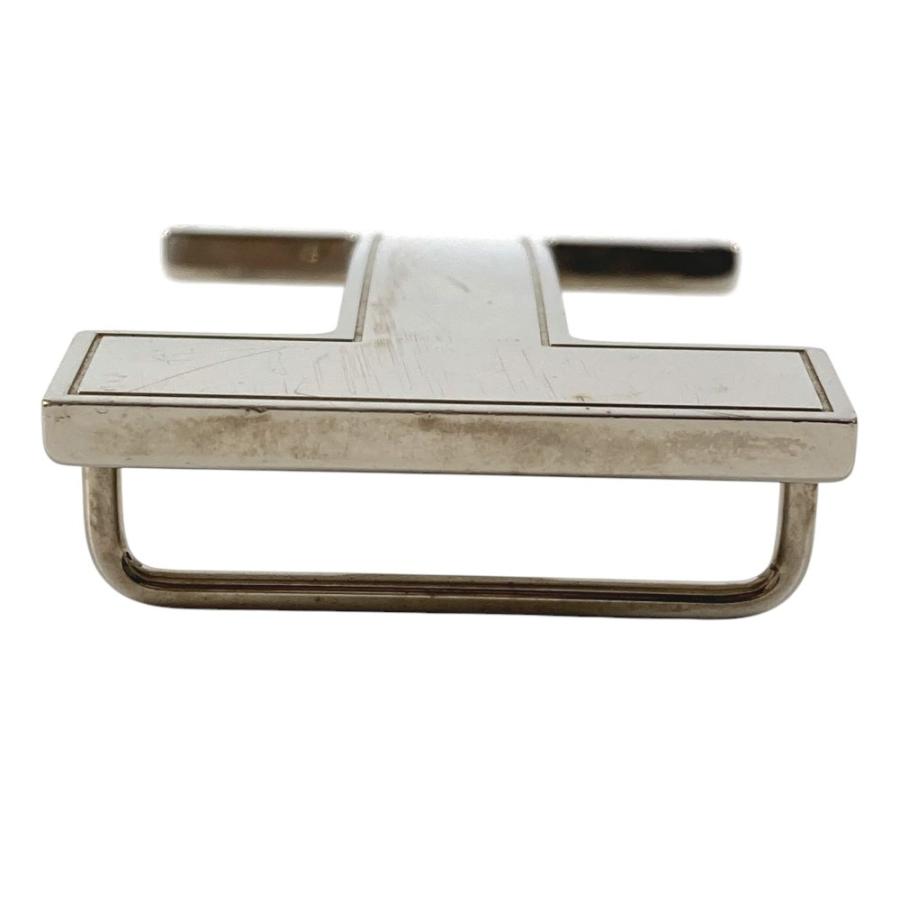 HERMES エルメス Hベルト ロゴ バックルのみ バックル ベルト バックル シルバー ユニセックス【中古】 | HERMES | 02