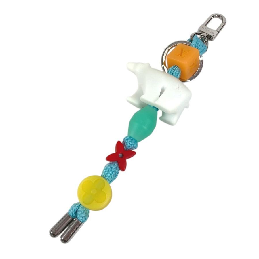美品 LOUIS VUITTON ルイヴィトン M02290  LVプレイ ポーラベア  カバン バッグチャーム モノグラム キーホルダー ホワイト 【中古】 | LOUIS VUITTON | 01