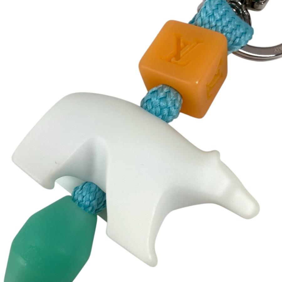 美品 LOUIS VUITTON ルイヴィトン M02290  LVプレイ ポーラベア  カバン バッグチャーム モノグラム キーホルダー ホワイト 【中古】 | LOUIS VUITTON | 05