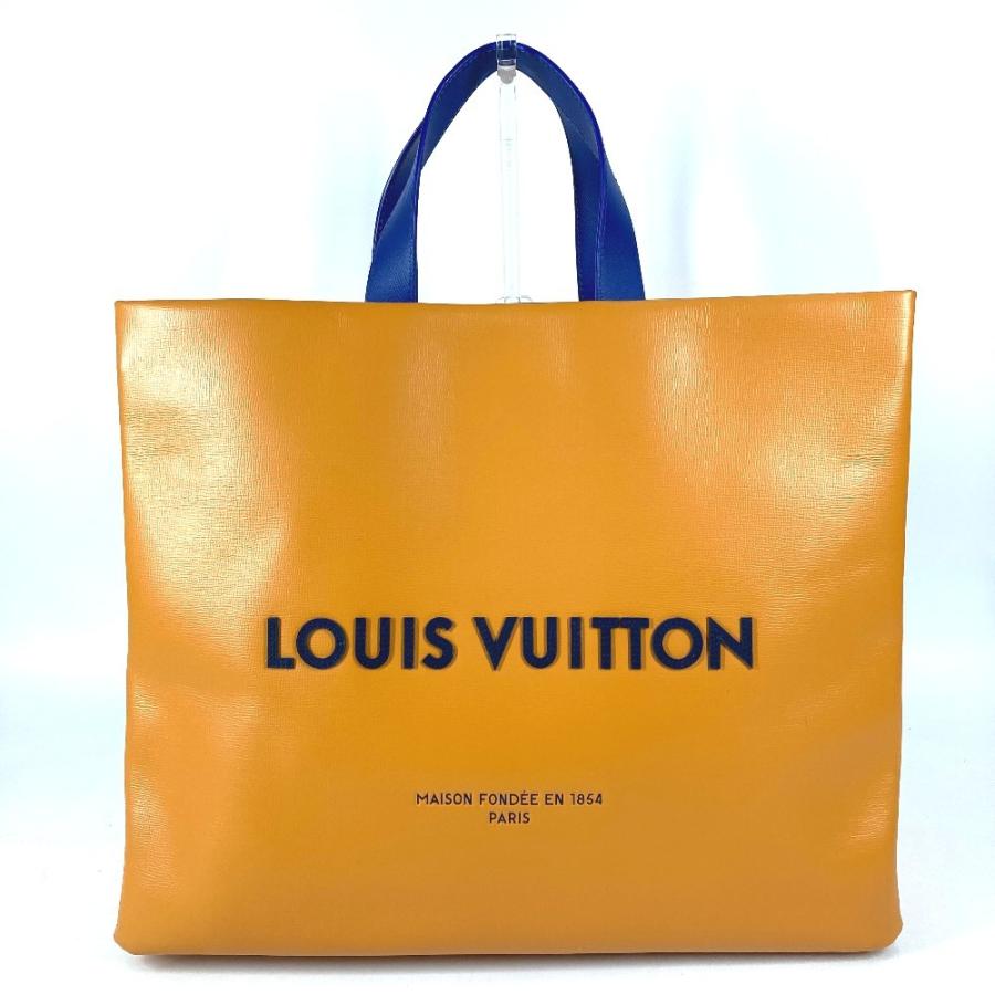 美品 LOUIS VUITTON ルイヴィトン  M24457  ショッパートート MM  カバン ショルダーバッグ  トートバッグ オレンジ ユニセックス【中古】 | LOUIS VUITTON | 01