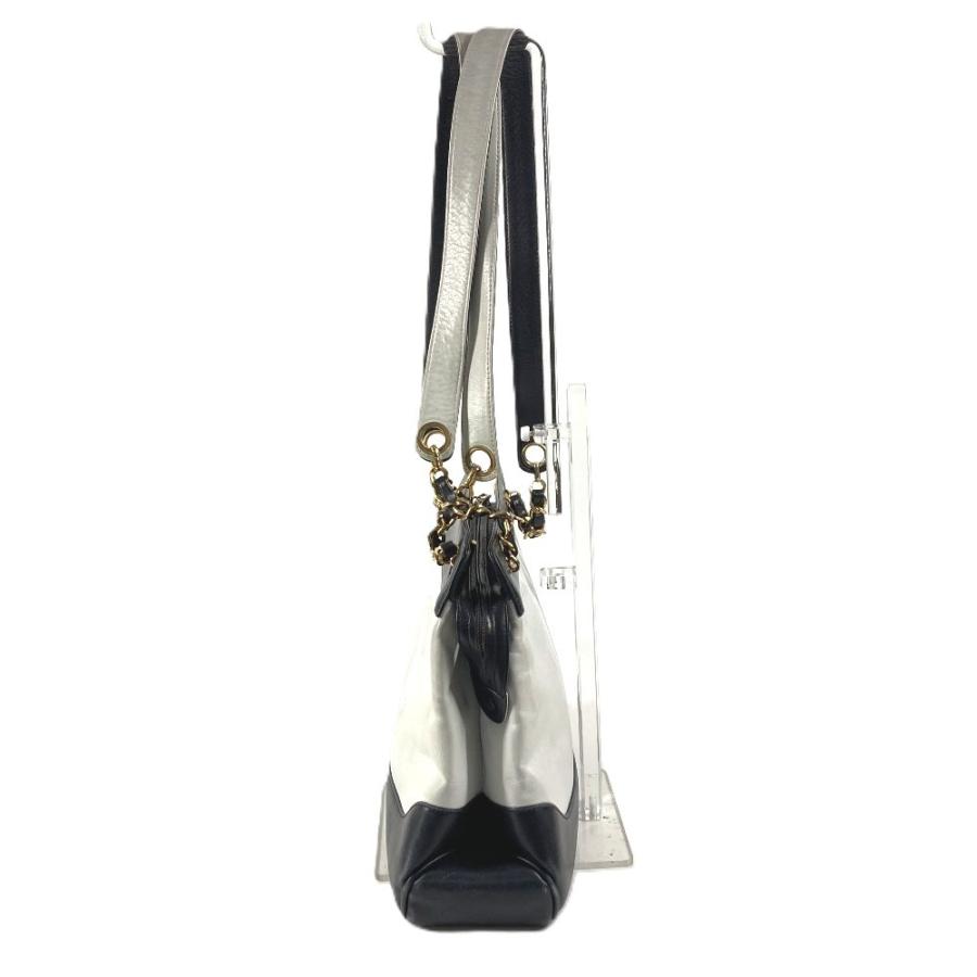 CHANEL シャネル CC ココマーク ロゴ Wチェーン カバン 肩掛け トートバッグ チェーンバッグ ヴィンテージ  ショルダーバッグ【中古】 | CHANEL | 05