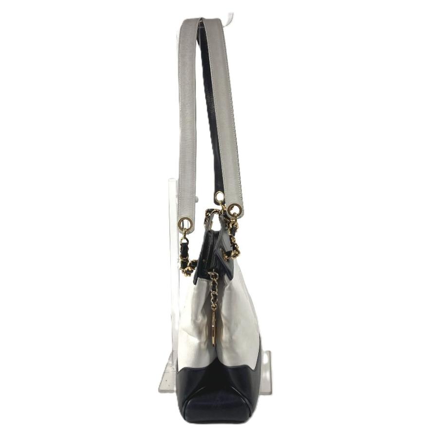 CHANEL シャネル CC ココマーク ロゴ Wチェーン カバン 肩掛け トートバッグ チェーンバッグ ヴィンテージ  ショルダーバッグ【中古】 | CHANEL | 06