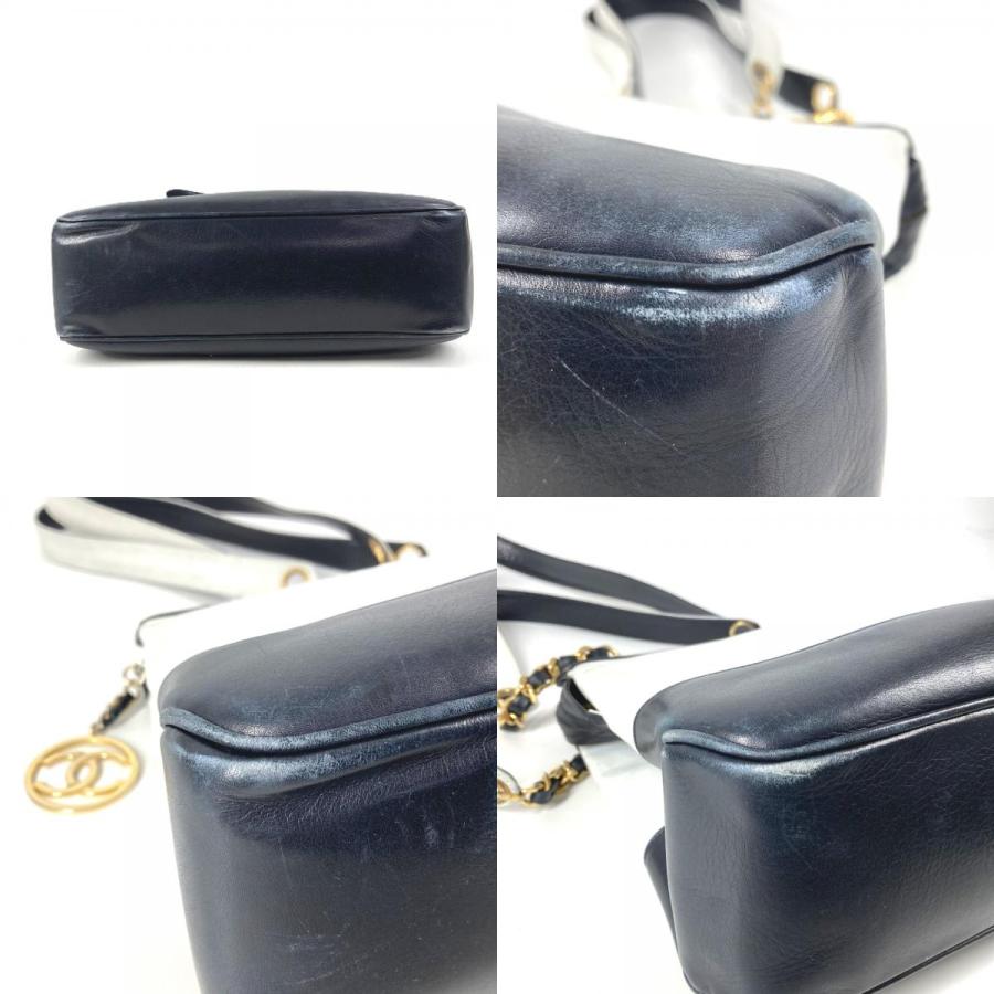 CHANEL シャネル CC ココマーク ロゴ Wチェーン カバン 肩掛け トートバッグ チェーンバッグ ヴィンテージ  ショルダーバッグ【中古】 | CHANEL | 07