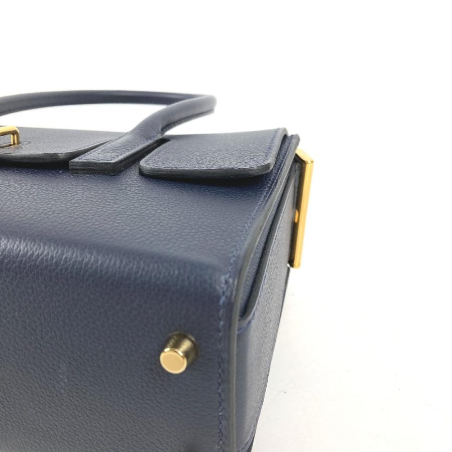 新品同様 HERMES エルメス ニュードラッグ22 ニュードラッグ 22 斜め掛け ハンドバッグ ショルダーバッグ ネイビー ユニセックス【中古】 | HERMES | 06