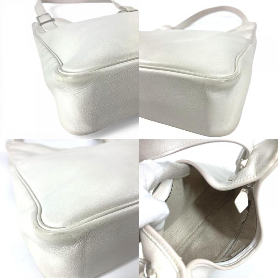 HERMES エルメス マサイPM マサイ PM 肩掛け カバン  ロングストラップ付き ショルダーバッグ ホワイト ユニセックス【中古】 | HERMES | 07
