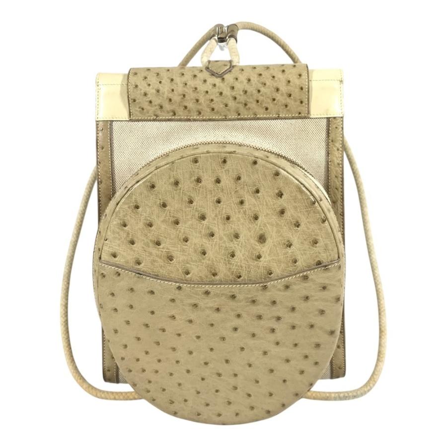 HERMES エルメス マディソン バックパック カバン バックパック ベルト ヴィンテージ リュックサック ベージュ ユニセックス【中古】 | HERMES | 01