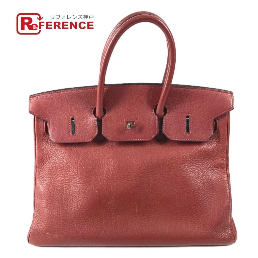 HERMES エルメス バーキン35 バーキン 35 カバン トートバッグ ハンドバッグ ワインレッド系 ユニセックス【中古】 | HERMES