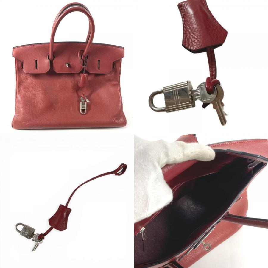 HERMES エルメス バーキン35 バーキン 35 カバン トートバッグ ハンドバッグ ワインレッド系 ユニセックス【中古】 | HERMES | 07