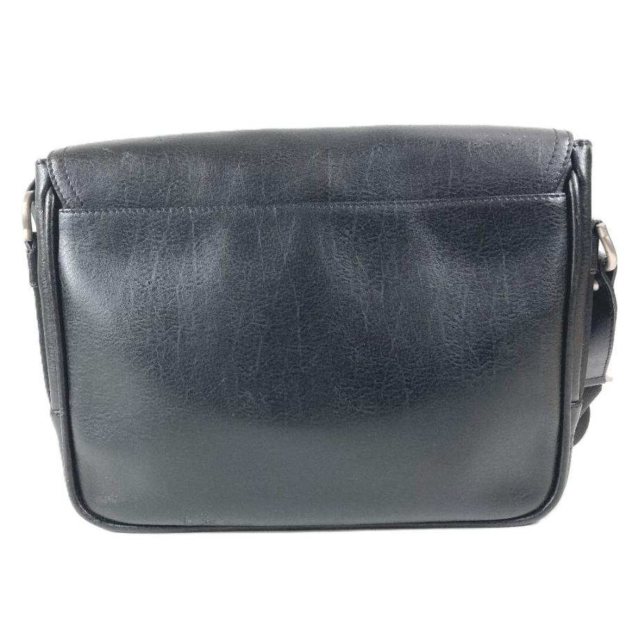 Salvatore Ferragamo サルヴァトーレフェラガモ ロゴ 斜め掛け カバン フラップ メッセンジャーバッグ ショルダーバッグ ブラック 【中古】 |  | 01