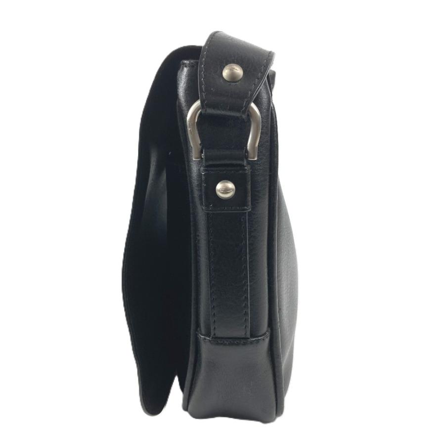 Salvatore Ferragamo サルヴァトーレフェラガモ ロゴ 斜め掛け カバン フラップ メッセンジャーバッグ ショルダーバッグ ブラック 【中古】 |  | 02