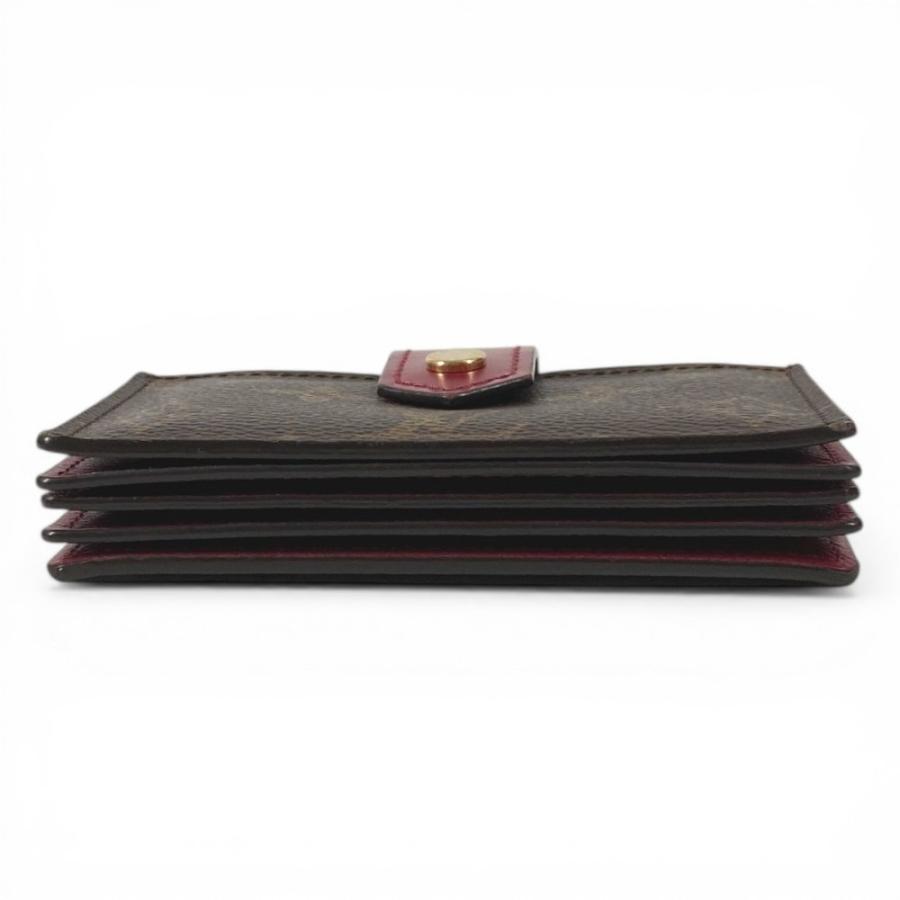 LOUIS VUITTON ルイヴィトン M69762 ポルトカルト 名刺入れ パスケース モノグラム カードケース フューシャ ブラウン【中古】 | LOUIS VUITTON | 04