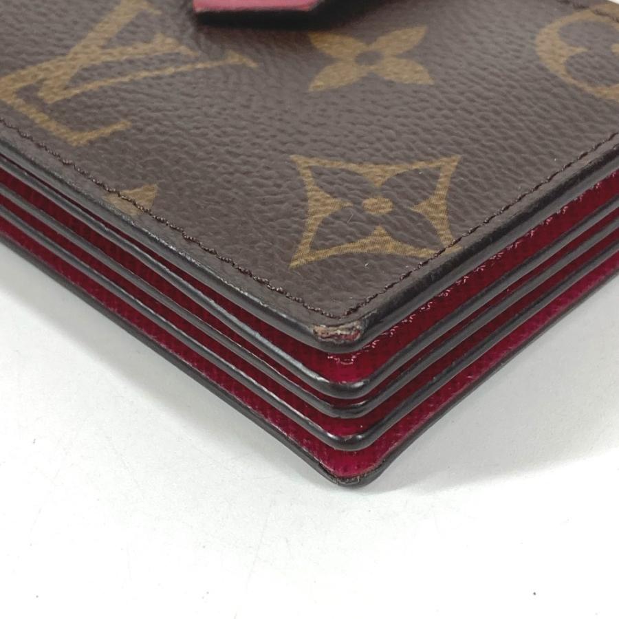 LOUIS VUITTON ルイヴィトン M69762 ポルトカルト 名刺入れ パスケース モノグラム カードケース フューシャ ブラウン【中古】 | LOUIS VUITTON | 07