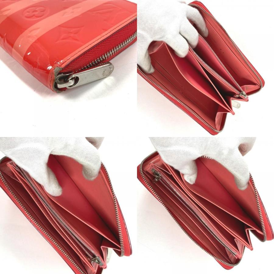 LOUIS VUITTON ルイヴィトン M58036 ジッピーウォレット ロングウォレット モノグラムヴェルニ レイユール  長財布 ポピーペタル【中古】 | LOUIS VUITTON | 07