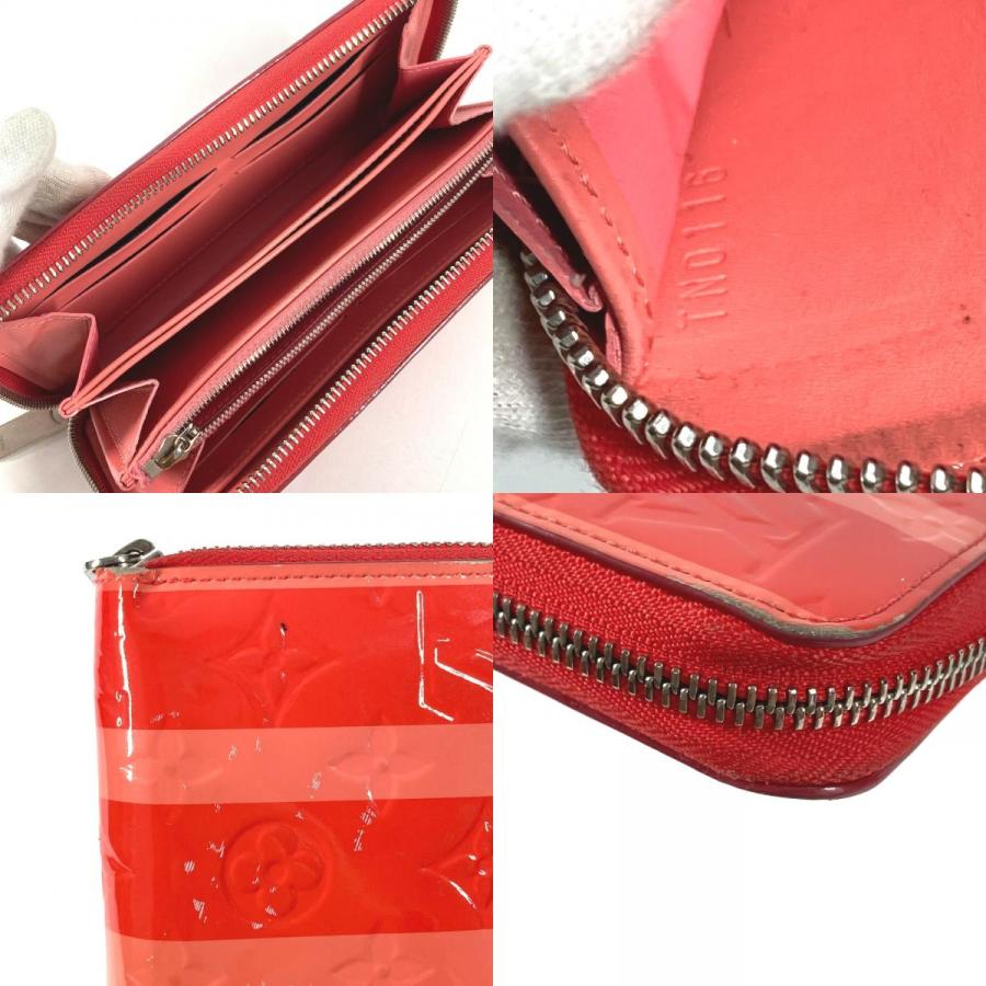 LOUIS VUITTON ルイヴィトン M58036 ジッピーウォレット ロングウォレット モノグラムヴェルニ レイユール  長財布 ポピーペタル【中古】 | LOUIS VUITTON | 08