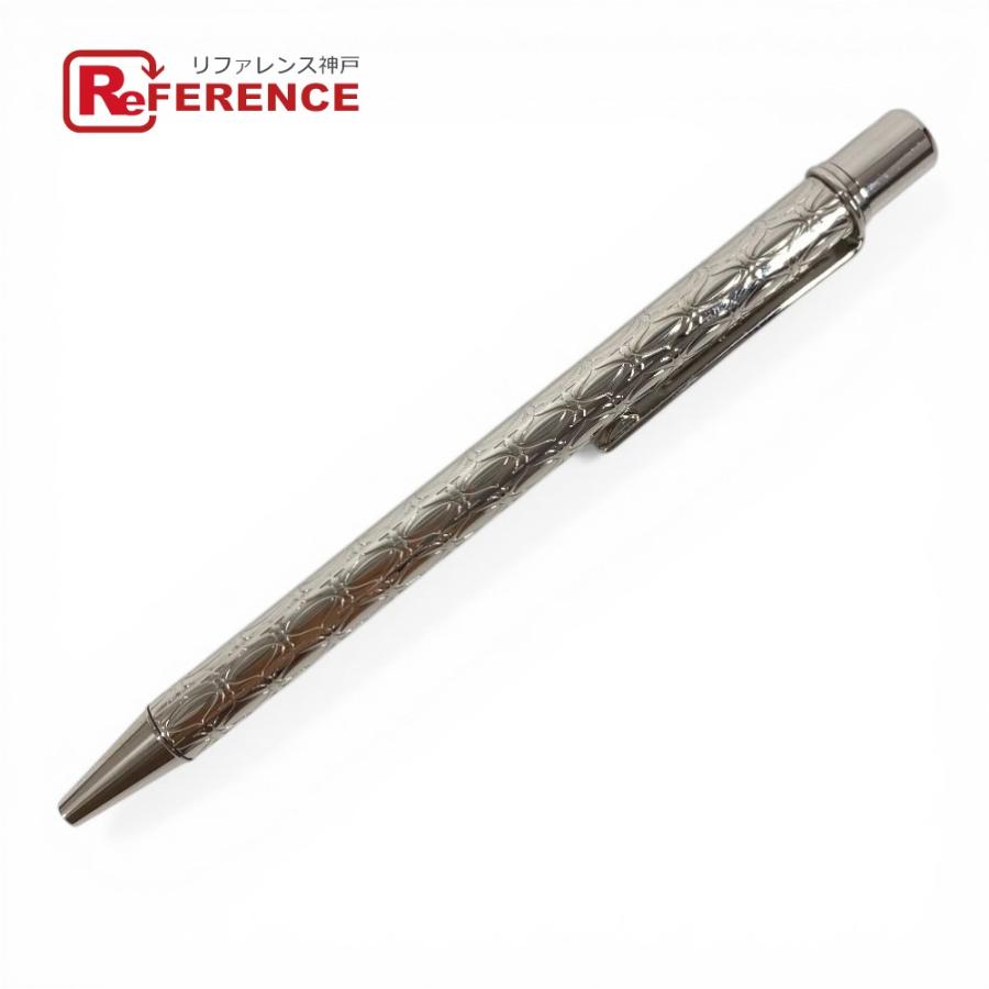 美品 CARTIER カルティエ ST150185 ロゴ 2C Cドゥカルティエ ステーショナリー ペン ボールペン シルバー ユニセックス【中古】 | Cartier