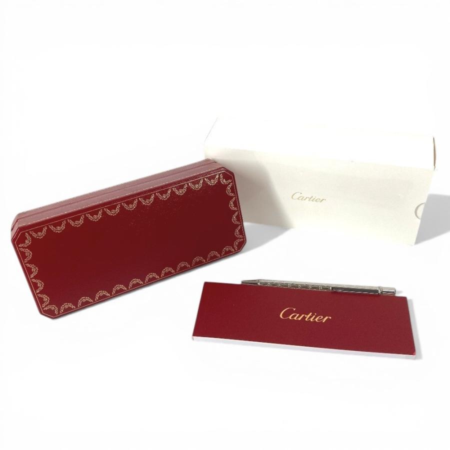 美品 CARTIER カルティエ ST150185 ロゴ 2C Cドゥカルティエ ステーショナリー ペン ボールペン シルバー ユニセックス【中古】 | Cartier | 04