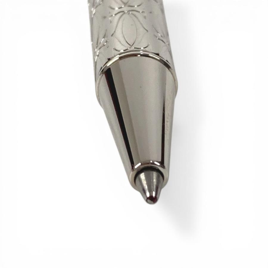 美品 CARTIER カルティエ ST150185 ロゴ 2C Cドゥカルティエ ステーショナリー ペン ボールペン シルバー ユニセックス【中古】 | Cartier | 07
