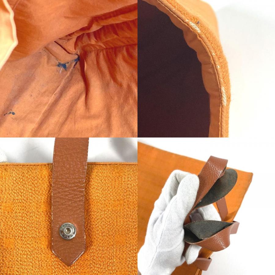 HERMES エルメス アメダバ ディアゴ GM アメダバディアゴGM カバン 縦型 トートバッグ ショルダーバッグ オレンジ ユニセックス【中古】 | HERMES | 08