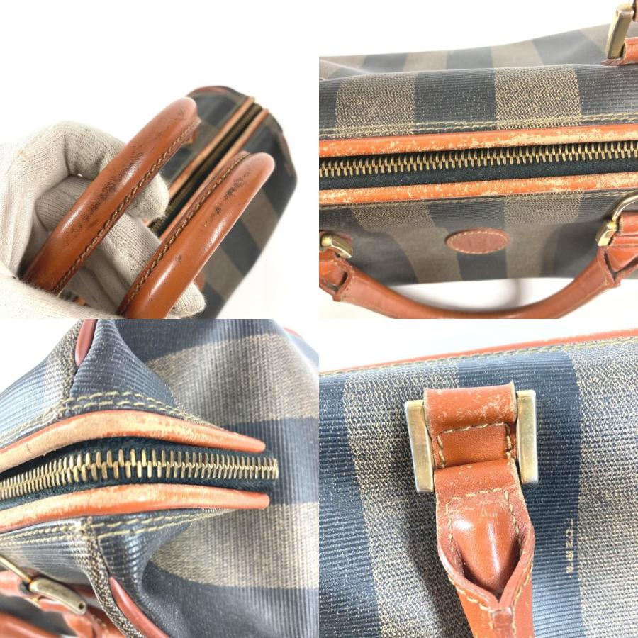 FENDI フェンディ ペカン カバン ミニボストンバッグ ヴィンテージ ハンドバッグ カーキ ユニセックス【中古】 | FENDI | 09