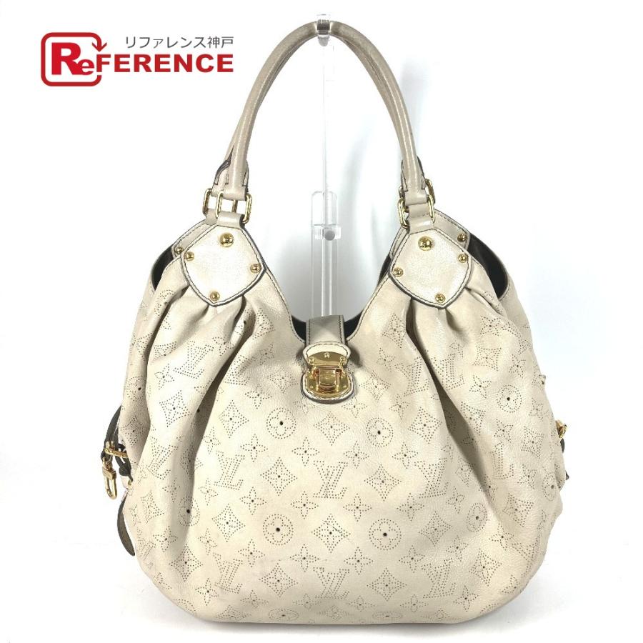 LOUIS VUITTON ルイヴィトン M93059 XL ハンドバッグ 肩掛け カバン モノグラムマヒナ ショルダーバッグ ラン ホワイト レディース【中古】 | LOUIS VUITTON