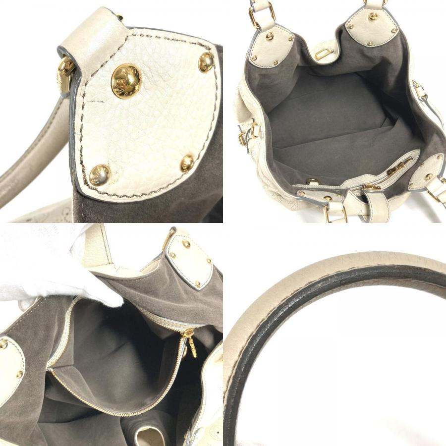 LOUIS VUITTON ルイヴィトン M93059 XL ハンドバッグ 肩掛け カバン モノグラムマヒナ ショルダーバッグ ラン ホワイト レディース【中古】 | LOUIS VUITTON | 08