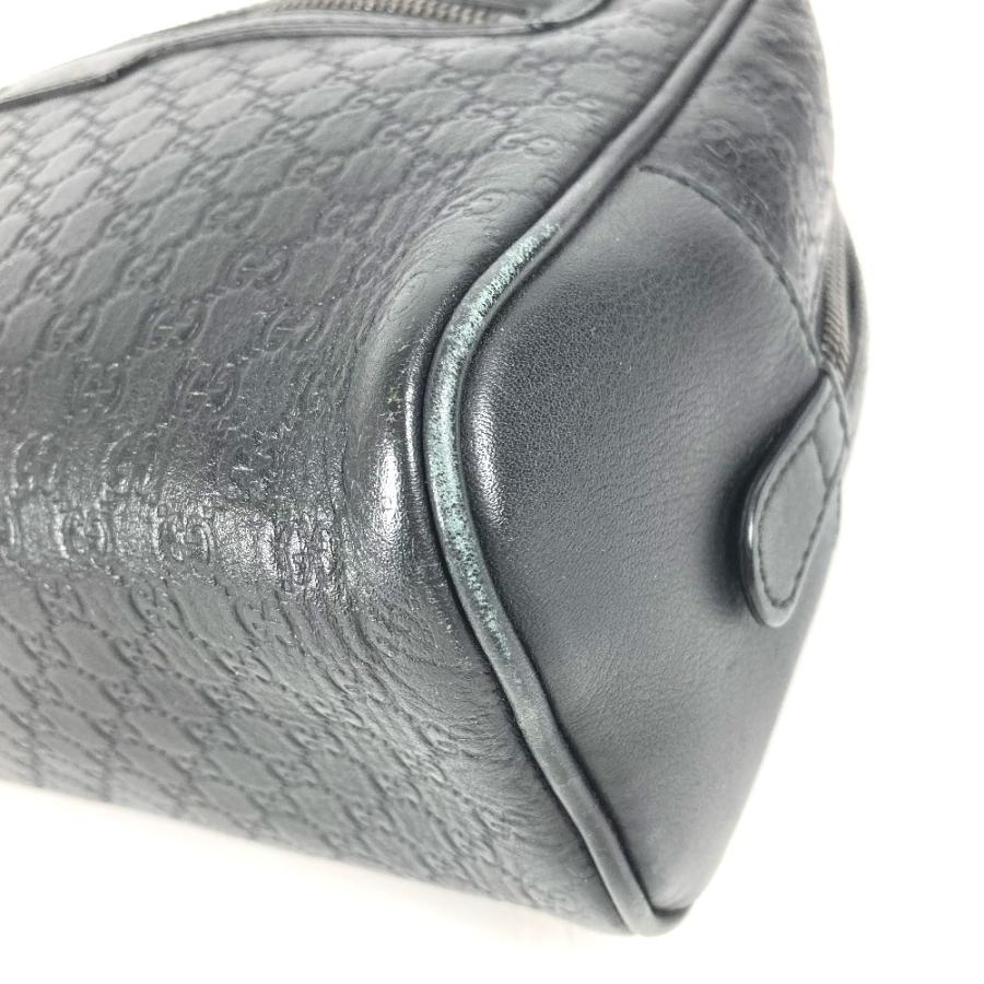 GUCCI グッチ  419775 GG ロゴ クラッチバッグ カバン ポーチ 持ち手つき グッチシマ セカンドバッグ ブラック ユニセックス【中古】 | GUCCI | 05