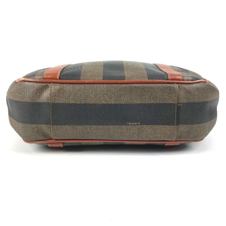 FENDI フェンディ ロゴ ペカン カバン トートバッグ フラップ ヴィンテージ ハンドバッグ カーキ ユニセックス【中古】 | FENDI | 04