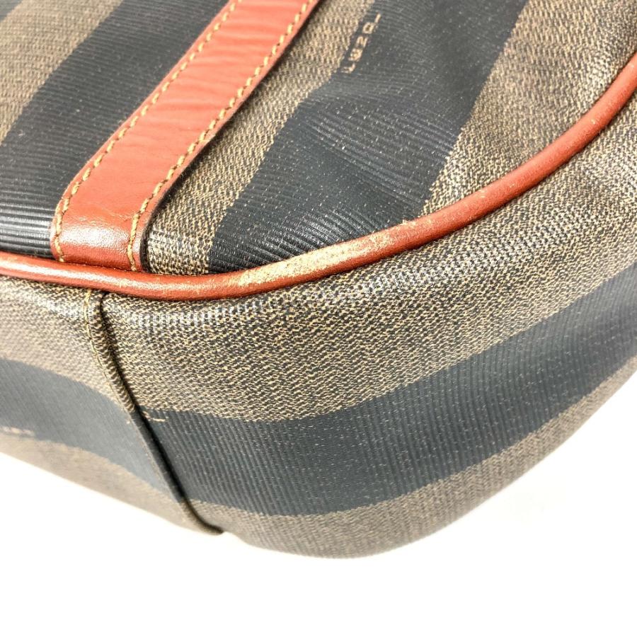 FENDI フェンディ ロゴ ペカン カバン トートバッグ フラップ ヴィンテージ ハンドバッグ カーキ ユニセックス【中古】 | FENDI | 05