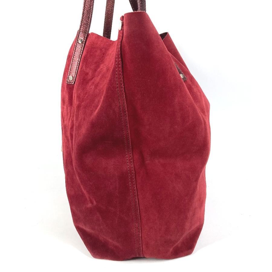 TIFFANY&Co. ティファニー ロゴ リバーシブル カバン トートバッグ 肩掛け メタリック ポーチ付き ショルダーバッグ レッド 【中古】 | TIFFANY&Co. | 02