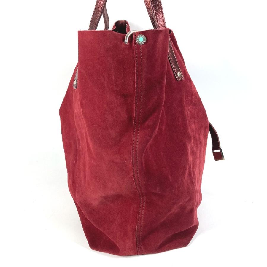 TIFFANY&Co. ティファニー ロゴ リバーシブル カバン トートバッグ 肩掛け メタリック ポーチ付き ショルダーバッグ レッド 【中古】 | TIFFANY&Co. | 03