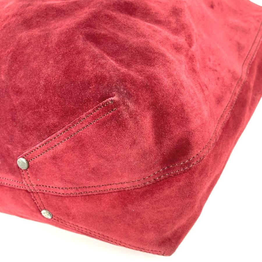 TIFFANY&Co. ティファニー ロゴ リバーシブル カバン トートバッグ 肩掛け メタリック ポーチ付き ショルダーバッグ レッド 【中古】 | TIFFANY&Co. | 05