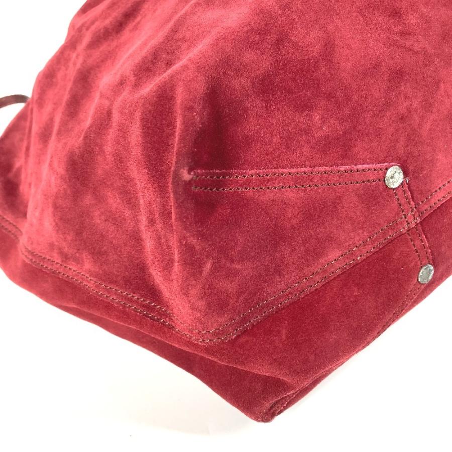 TIFFANY&Co. ティファニー ロゴ リバーシブル カバン トートバッグ 肩掛け メタリック ポーチ付き ショルダーバッグ レッド 【中古】 | TIFFANY&Co. | 06