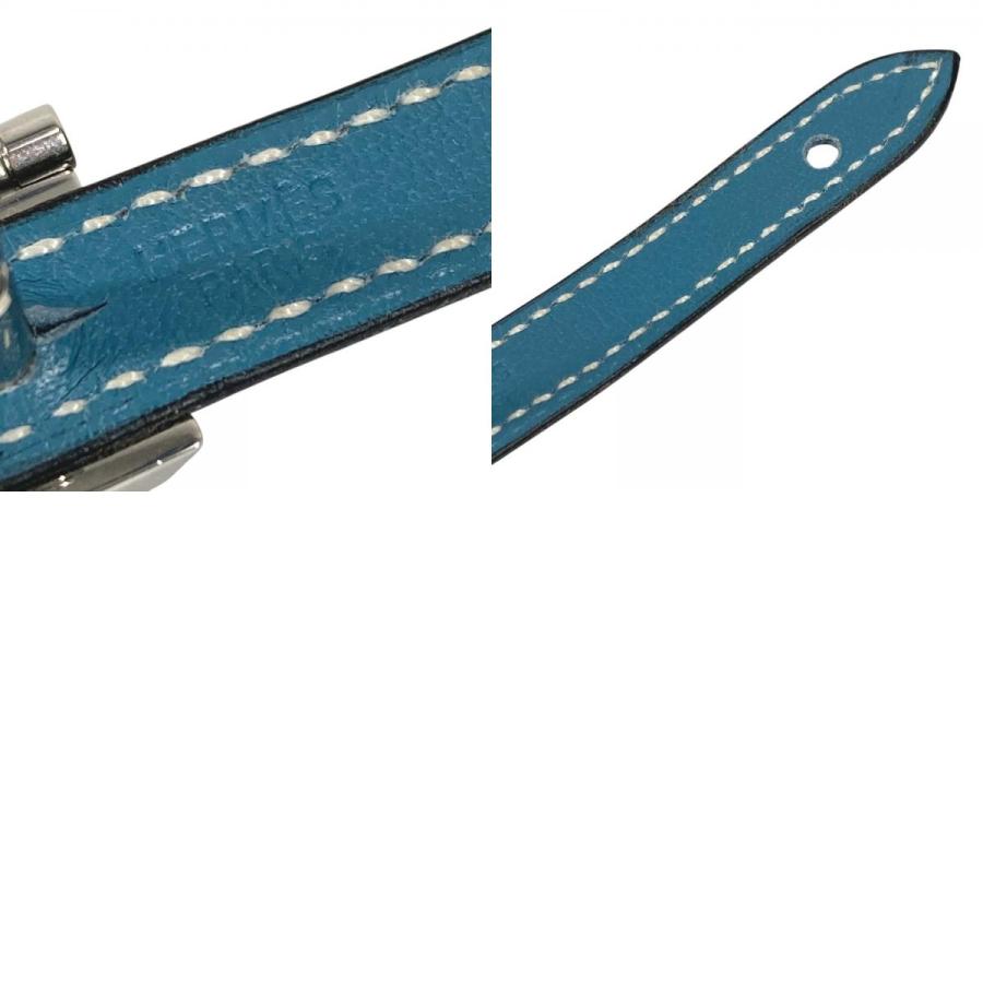 HERMES エルメス ロゴ プッシュロック デザイン アクセサリー カフリンクス ボタン カフス ブルー ユニセックス【中古】 | HERMES | 09