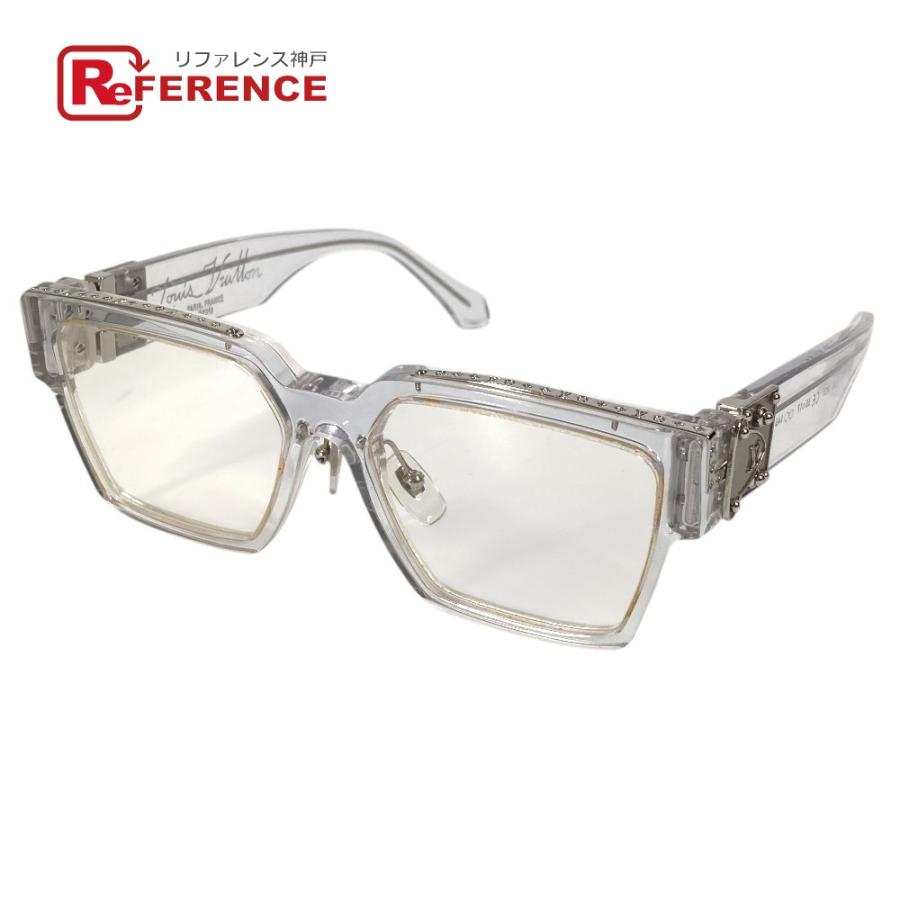 LOUIS VUITTON ルイヴィトン Z1488E ミリオネア  メガネ アイウェア 眼鏡 ヴァージルアブロー サングラス クリア ユニセックス【中古】 | LOUIS VUITTON